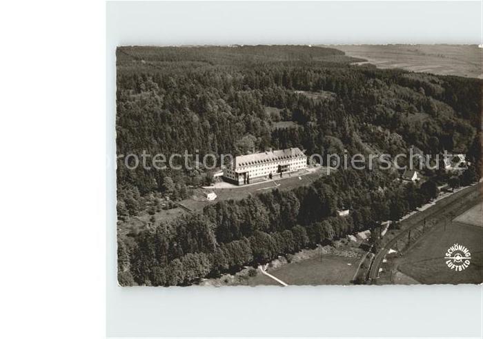 Frankenberg Eder Fliegeraufnahme Kreiskrankenhaus