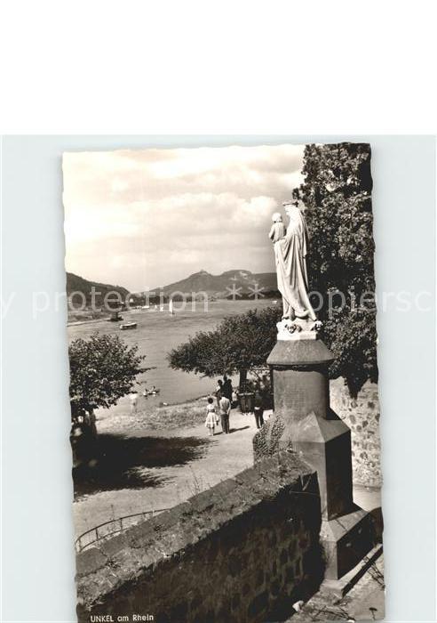Unkel Rhein Rheinpartie Statue