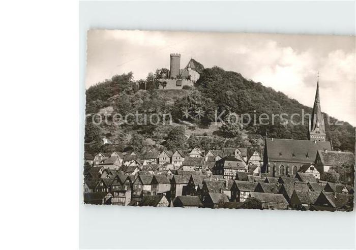 Gladenbach Lahn Hessen Schloss mit Oberstadt