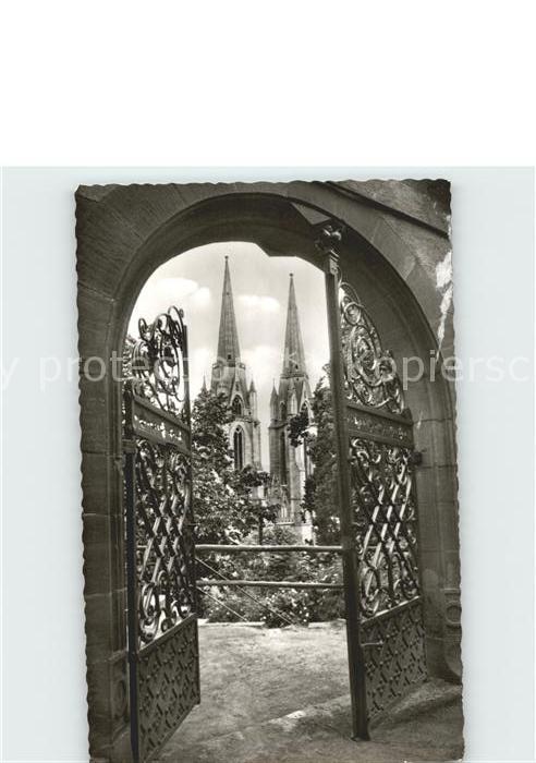Marburg Lahn Blick auf die Elisabethkirche