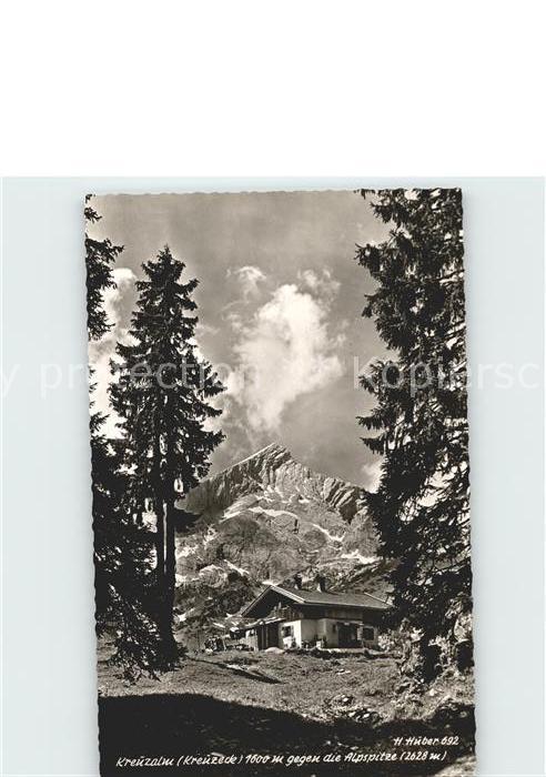 GARMISCH-PARTENKIRCHEN Bayern Kreuzalm mit Alpspitze