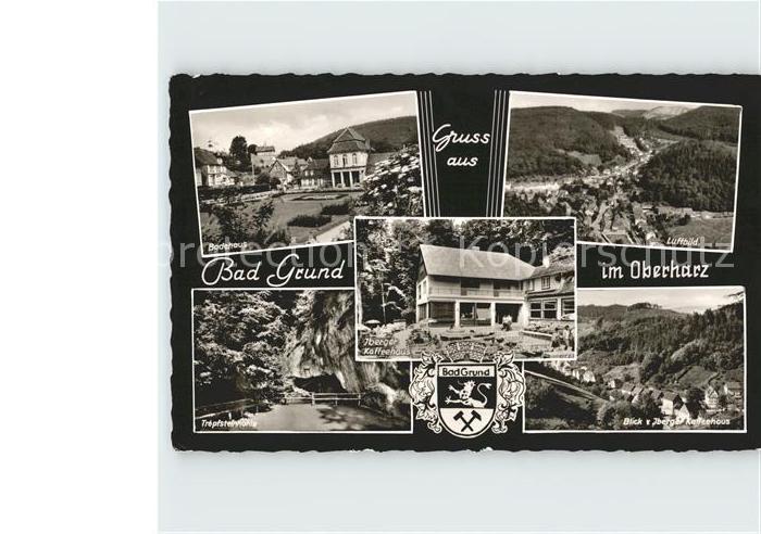 Bad Grund Badehaus Lufbild Tropfsteinhoehle Iberger Kaffeehaus