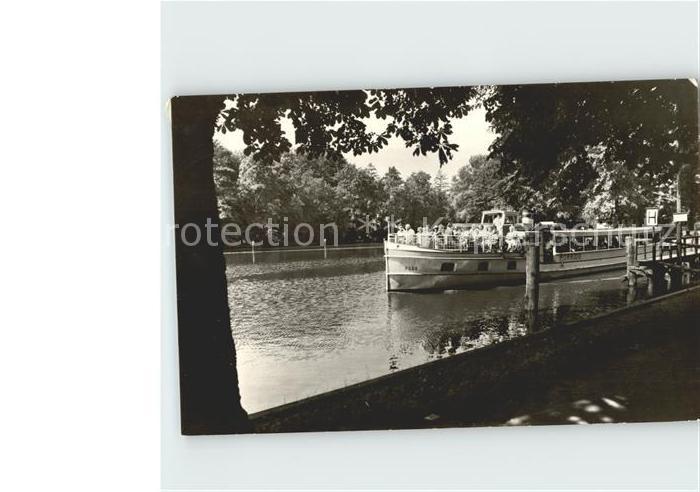 Koenigswusterhausen Schleusenfahrt Fahrgastschiff