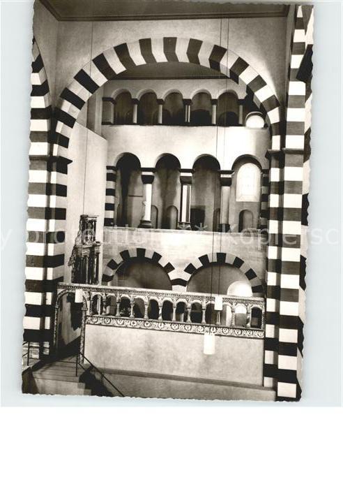 HILDESHEIM  CITY St Michaeliskirche Engelsempore im NW Querarm