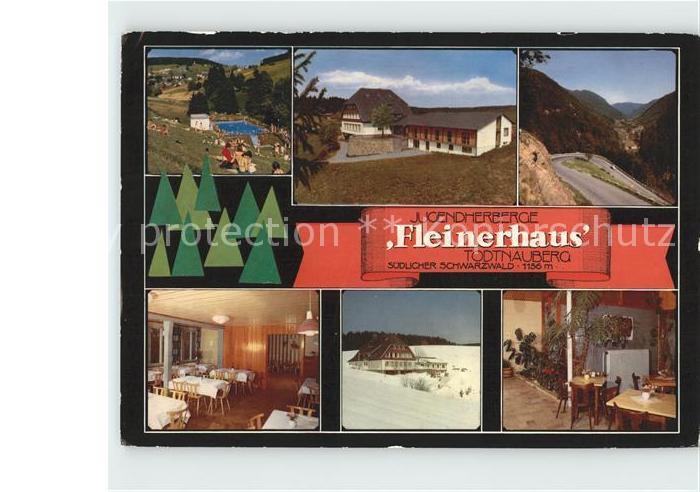 Todtnauberg Schwarzwald BW Jugendherberge Fleinerhaus Schwimmbad Gastraum Serpe