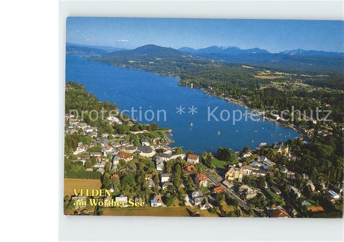 Velden Woerthersee Fliegeraufnahme
