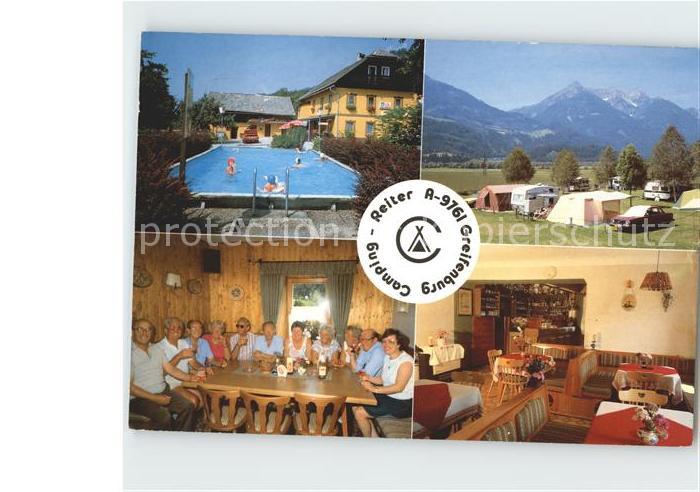 Greifenburg Camping Restaurant Gastraum Swimmingpool