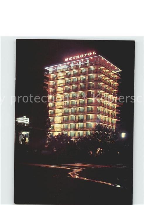 Slatni Pjasazi Hotel Metropol bei Nacht