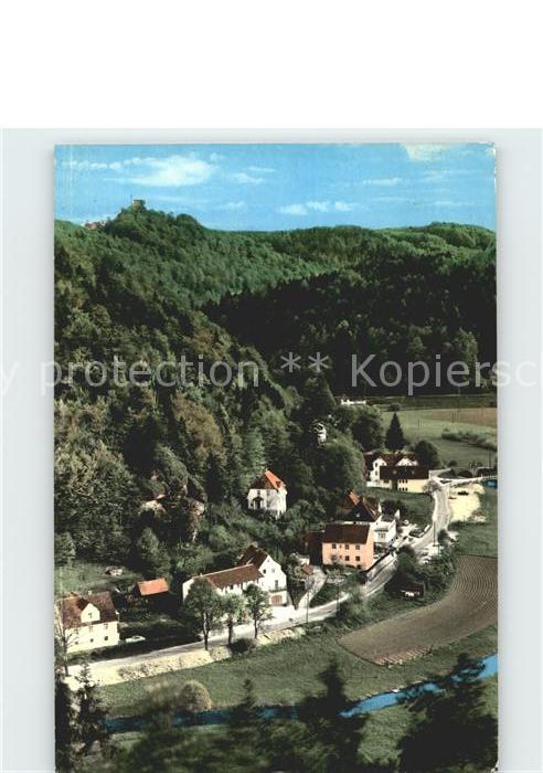 Behringersmuehle mit Burg Goessweinstein