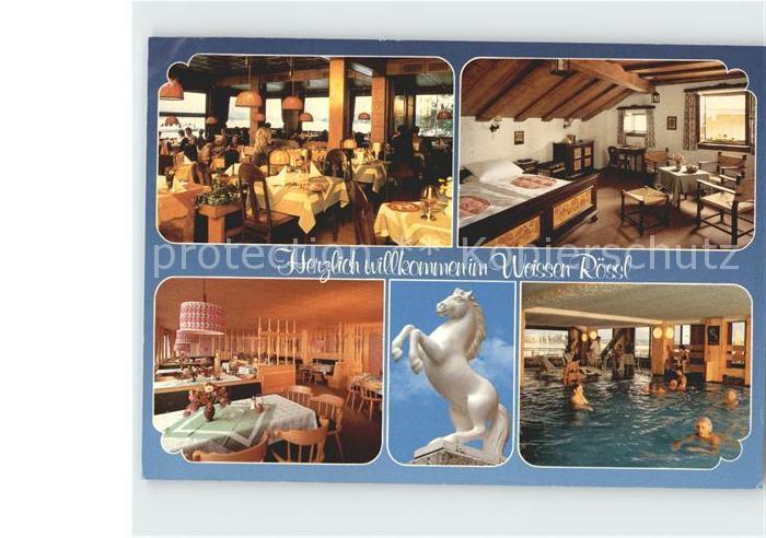 St Wolfgang Wolfgangsee Hotel Weisses Roessl Gastraeume Zimmer Hallenbad