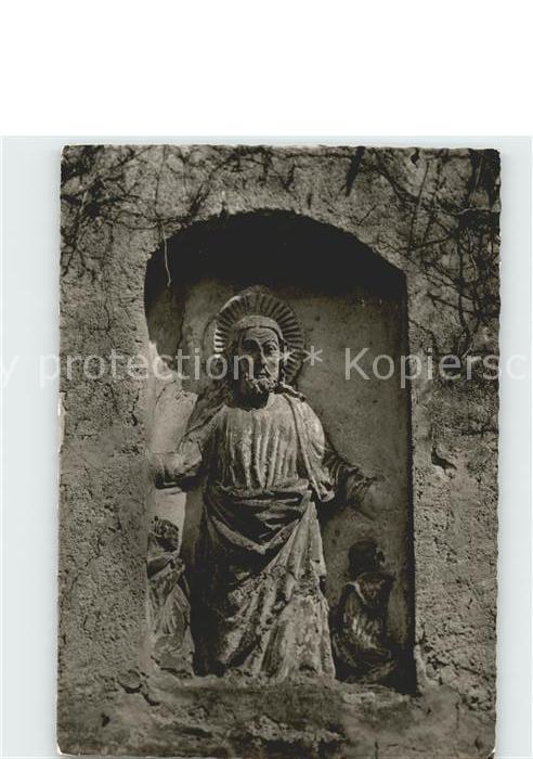 Sulzburg Segnender Heiland am Portal der Klosterkirche