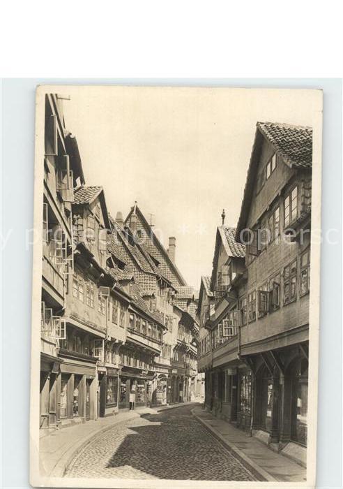 BRAUNSCHWEIG  CITY Meinhardshof Typische Kleinbuergerstr des 15ten Jhdts