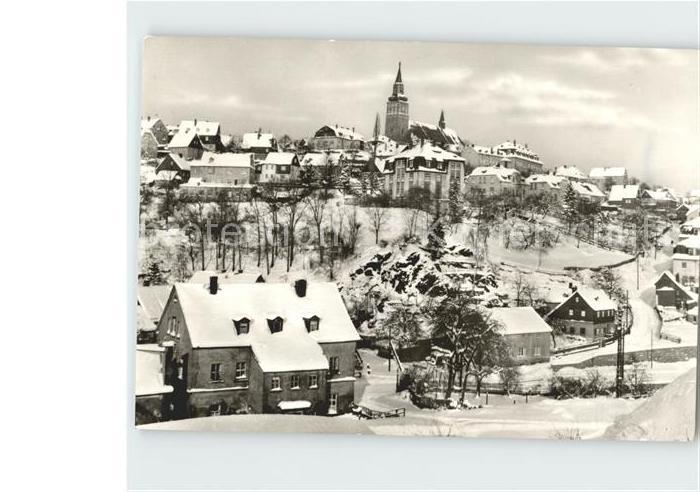 Schneeberg Erzgebirge Ortsansicht