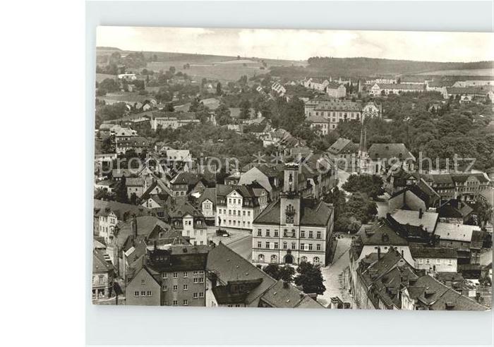 Schneeberg Erzgebirge Blick vom Turm der St Wolfgangskirche