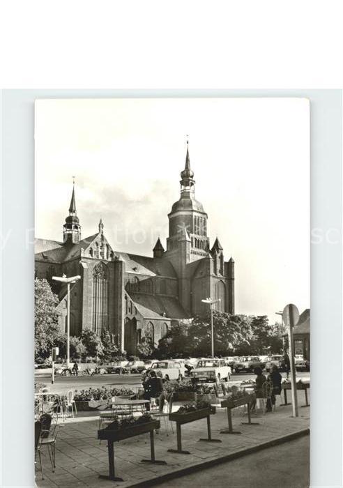 Stralsund Mecklenburg Vorpommern Kirche St Marien am Leninplatz