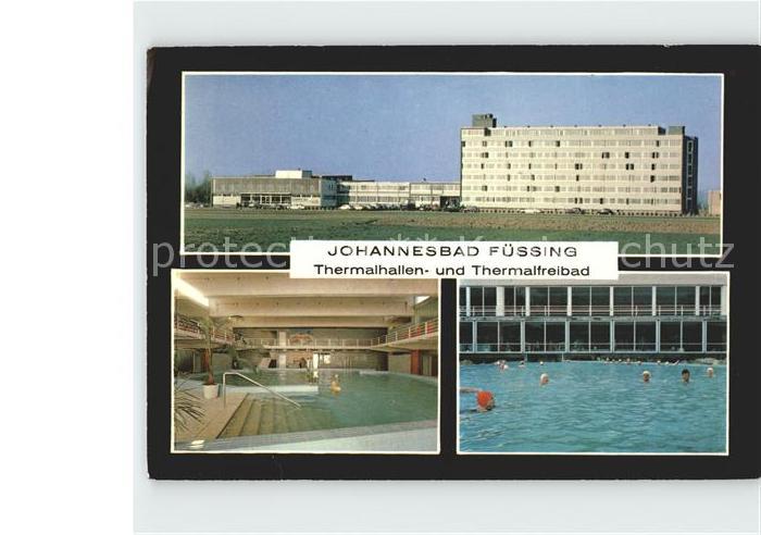 Fuessing Bad Klin Sanatorium Johannesbad Thermalhallen und Thermalfreibad