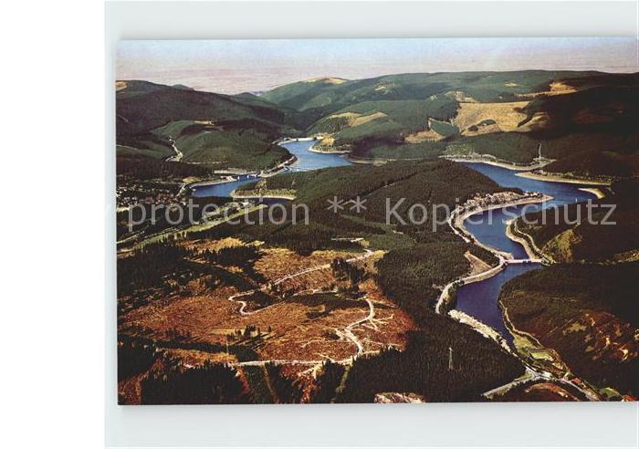 Okertalsperre im Harz Fliegeraufnahme