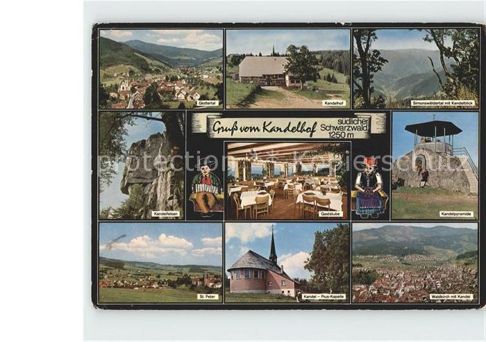 Kandel Waldkirch Breisgau Berggasthaus Kandelhof Glottertal Simonswaeldertal Kan