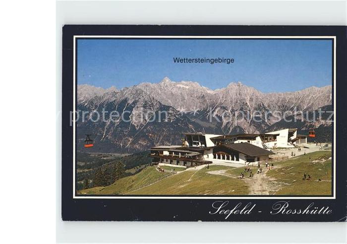 Seefeld Tirol Rosshuette mit Wettersteingebirge