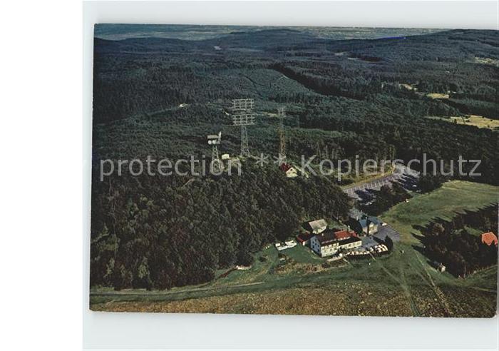 Hoherodskopf Berggasthof Hoherodskopf Fliegeraufnahme