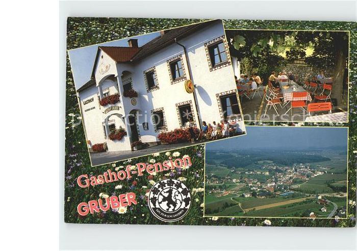 Markt Hartmannsdorf Gasthof Pension Gruber Gartenterrasse Panorama