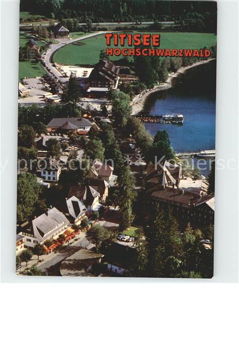 TITISEE Schwarzwald BW Fliegeraufnahme