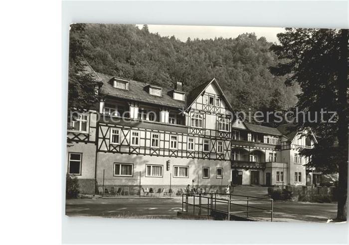 Bad Blankenburg FDGB Erholungsheim Albert Haehnel