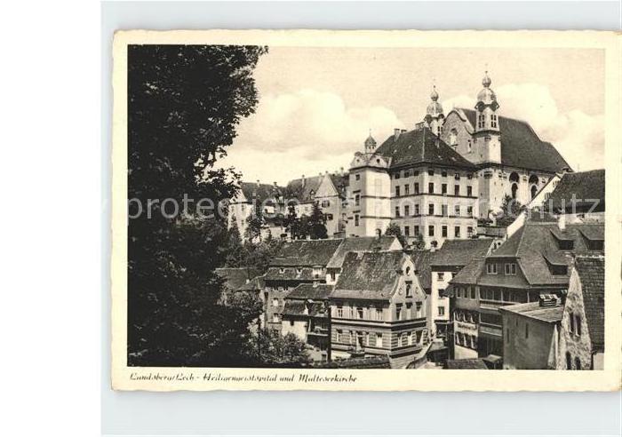 Landsberg Lech Heiliggeistspital und Malteserkirche