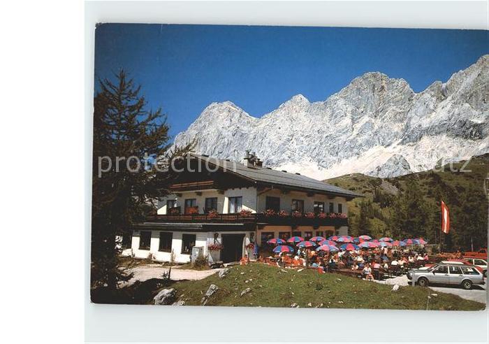 Ramsau Dachstein Steiermark Gasthof Hunerkogel Terrasse