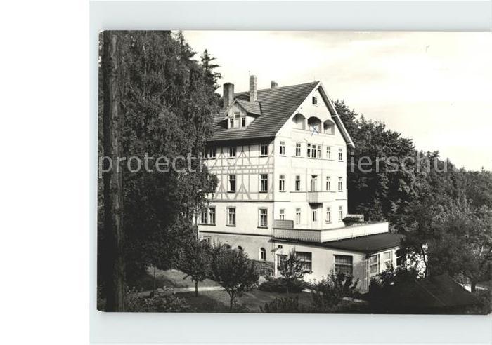 Georgenthal Erholungsheim VEB Carl Zeiss Jena