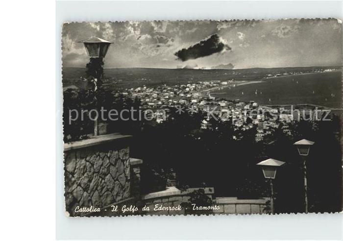 Cattolica Rimini Il Golfo da Edenrock Tramonto