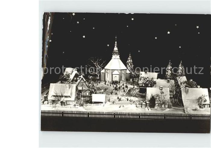 Erzgebirge Region Dorfpartie