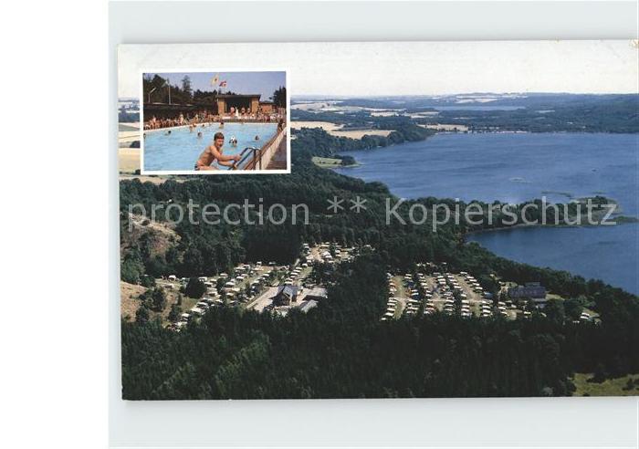 Ry Hoejskole Birkhede Camping Fliegeraufnahme Swimmingpool