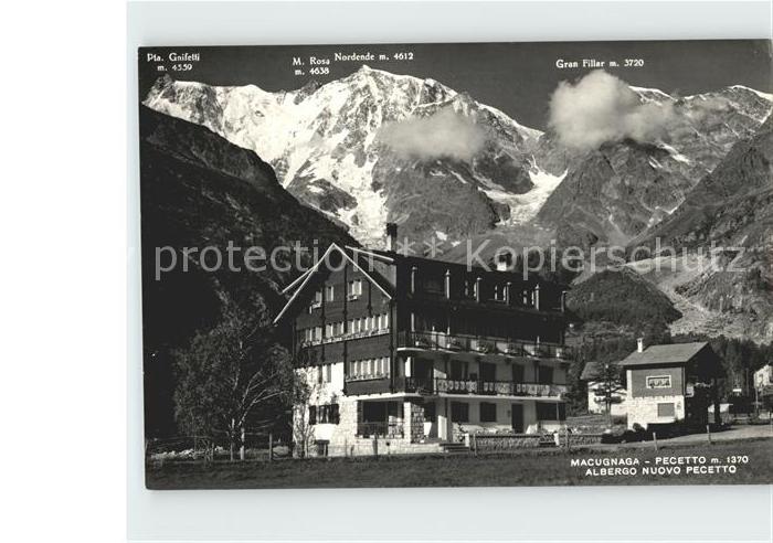 Macugnaga Pecetto Albergo nouovo Pecetto