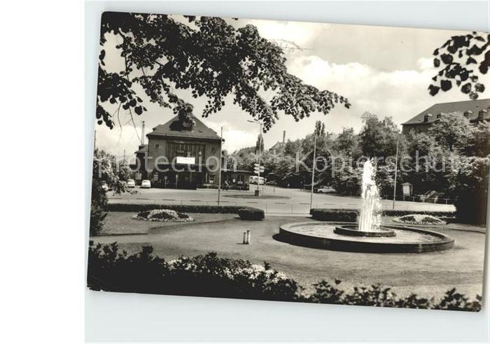 Glauchau Am Bahnhof Fontaene