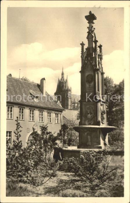 ERFURT  CITY Hermannsplatz Denkmal