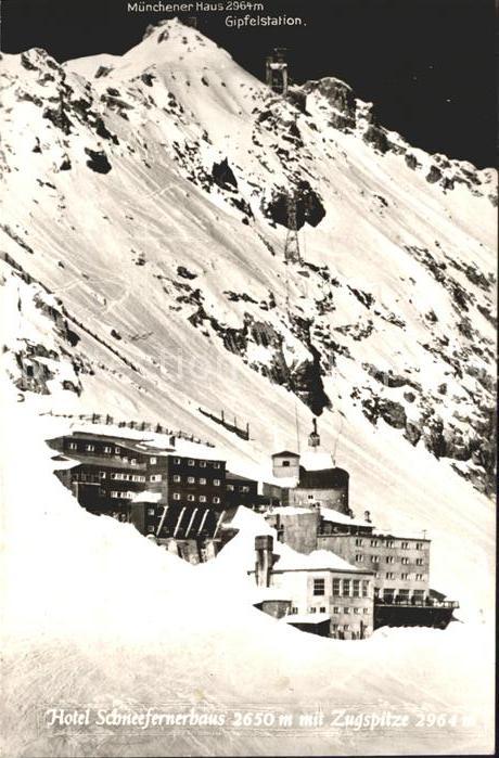 GARMISCH-PARTENKIRCHEN Bayern Hotel Schneefernerhaus Zugspitze Muenchener Haus G
