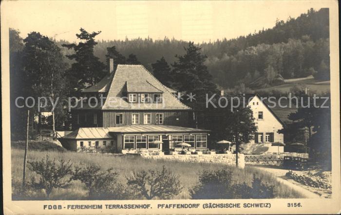 Pfaffendorf Koenigstein FDGB Ferienheim Terrassenhof