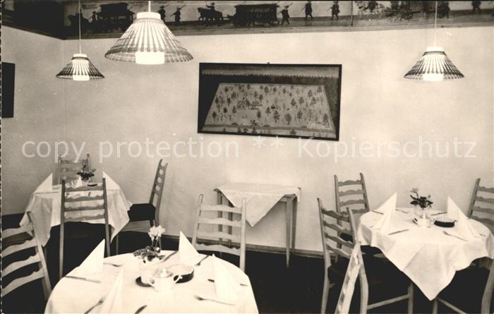 Moritzburg Sachsen HO Gaststaette Hotel Waldschaenke Jagdzimmer