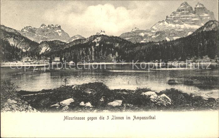 Ampezzotal Misurinasee 3 Zinnen