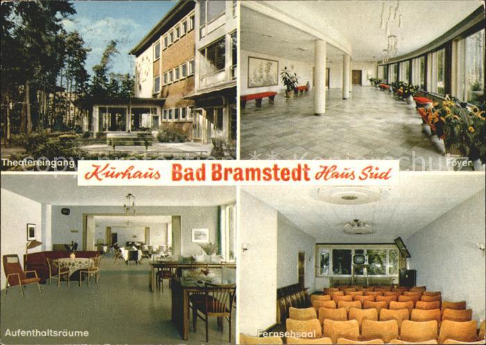 Bad Bramstedt Kurhaus Theatereingang Foyer Fernsehsaal Aufenthaltsraeume