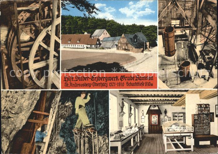 St Andreasberg Harz Silber Erzbergwerk Grube Samson