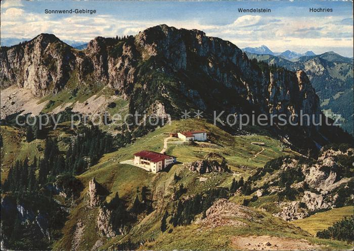Kampenwand Chiemgau Berggasthof Kampenwandseilbahn Sonnwend Gebirge Wendelstein