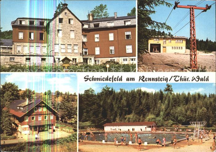 Schmiedefeld Rennsteig Erholungsheim Stutenhaus Liftbaude Eisenberg Filmbuehne W