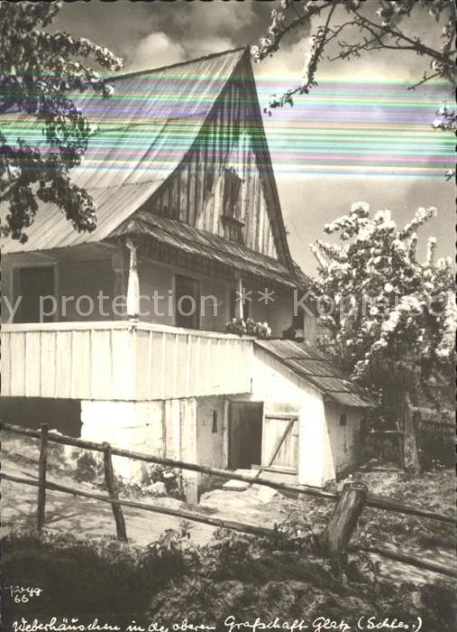 Glatz Niederschlesien Weberhaeuschen obere Grafschaft