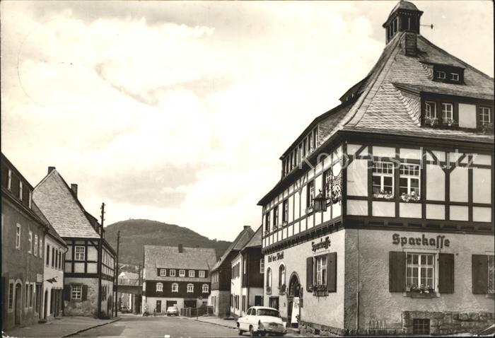 Geising Erzgebirge Hauptstrasse Geisingberg