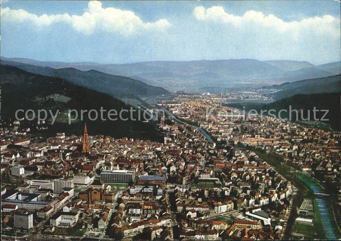 Freiburg Breisgau Fliegeraufnahme