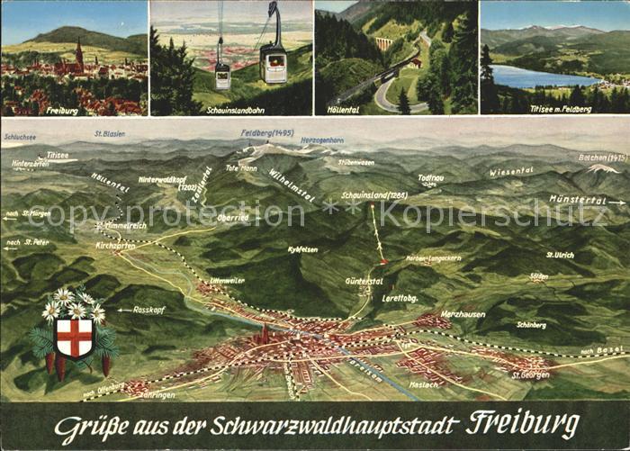 Freiburg Breisgau Schauinslandbahn Hoellental Titisee Feldberg