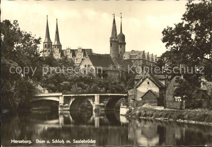 Merseburg Saale Dom Schloss Saalebruecke