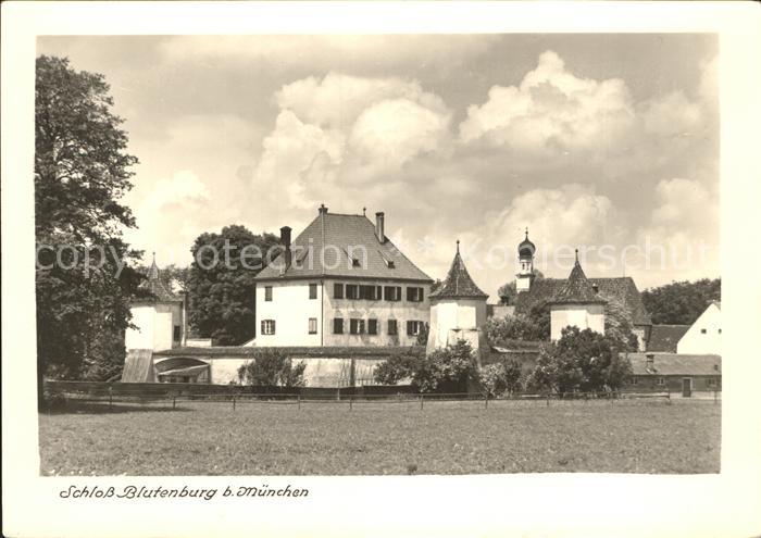 Muenchen Bayern Schloss Blutenburg